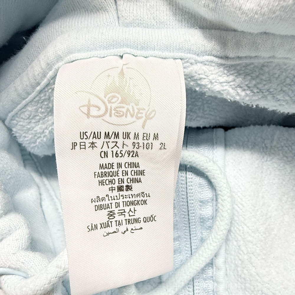 Disney Light Blue Hoodie with Characters Size M - Picture 9 of 11